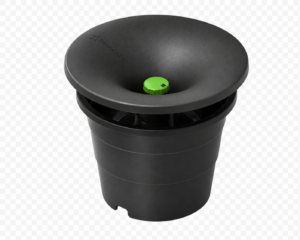 In2Care Mosquito Station, a black bucket-style mosquito trap used by Roberts Pest Control